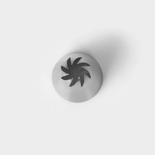 Цена за 2 шт. Насадка кондитерская KONFINETTA Закрытая роза, d=3 см, выход 1 см, нержавеющая сталь  фото 3