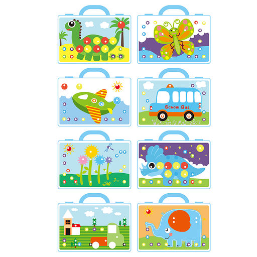 Конструктор "Дарите радость" 3D -252детали 6в1, в коробке