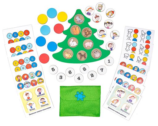 Дидактическая игра Секреты новогодней елочки