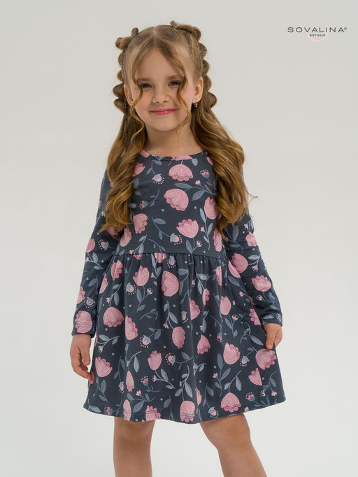 Платье Эля тюльпаны в дымке - Sovalina фото 9