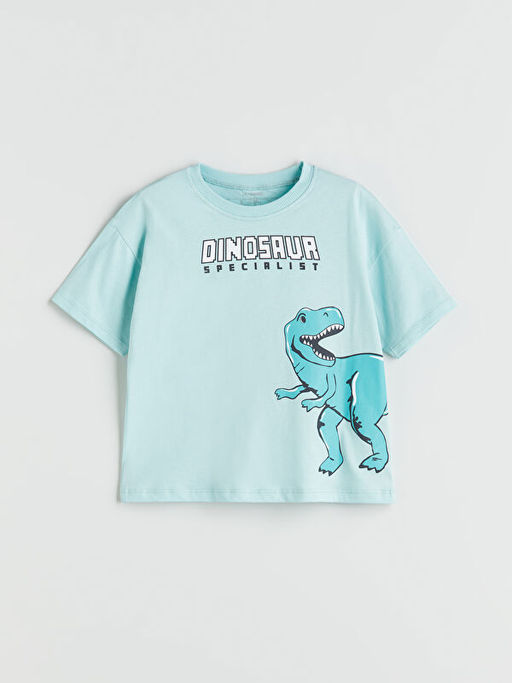 Bask?l? Erkek ?ocuk Ti??rt ve ?ort 2li