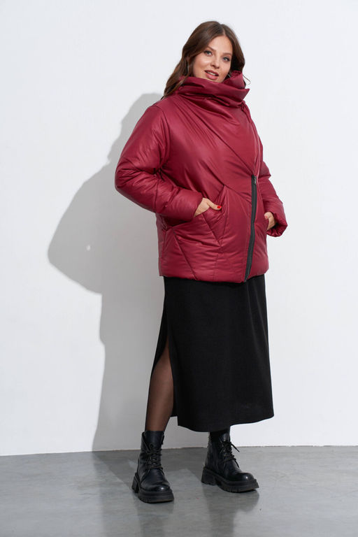 Куртка TEZA 5599 бордовый