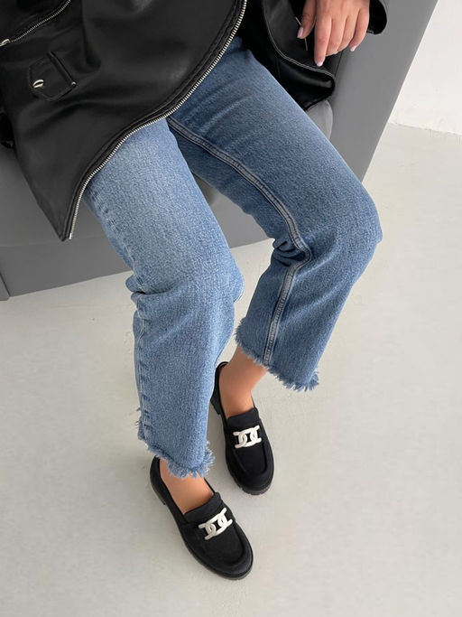 57103171052, Лоферы женские, ARGO Натуральная замша  фото 4