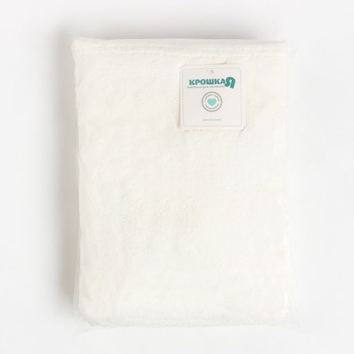 Полотенце с капюшоном Крошка Я, цвет белый, 67х120 см, 100% п/э, 280 г/м2  фото 6