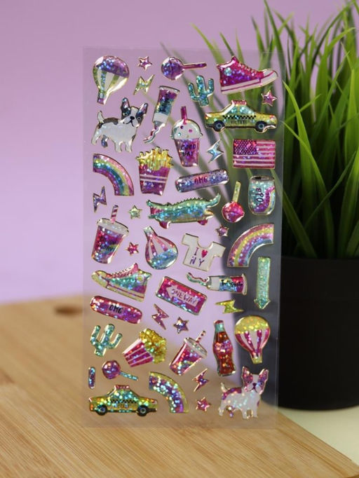 Наклейки объемные "Shiny dog" (20,5*9 см)