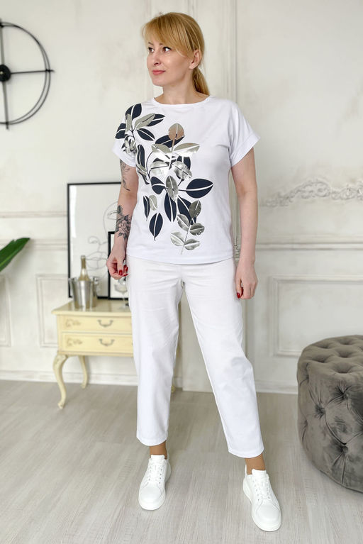 Футболка Rumoda 2145 белый  фото 5