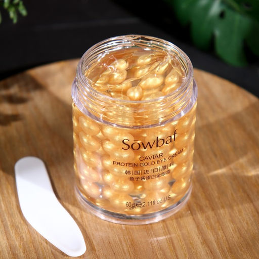 Цена за 2 шт. Питательный крем для глаз с золотом, против отечности и морщин, 60 г