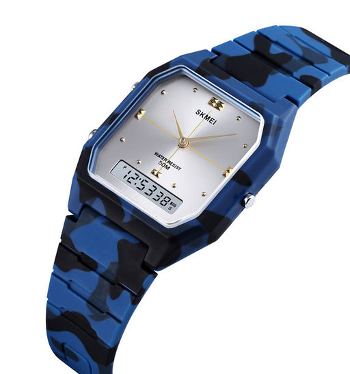Часы наручные Skmei мужские электронные 1604blue-camo