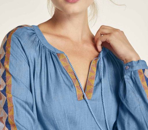 Платье, голубое - Heine фото 5