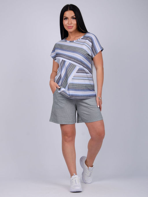 Костюм "Ривьера 3" зелёный, трикотаж