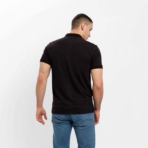 Футболка поло мужская MINAKU REGULAR FIT: чёрная, р-р 54