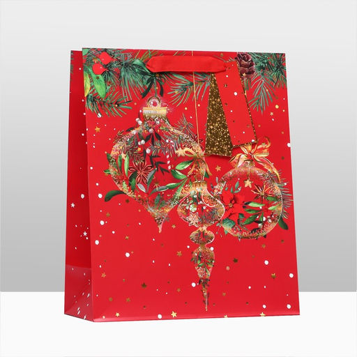 Пакет подарочный Новогодний привет ,люкс 26 х 32 х 12 см - Simaland фото 7