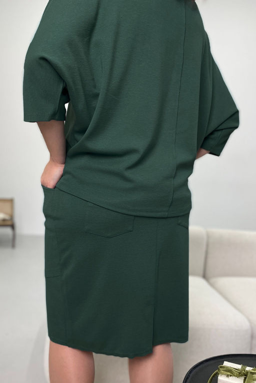 Юбка Rumoda 2095 темно-зеленый  фото 2