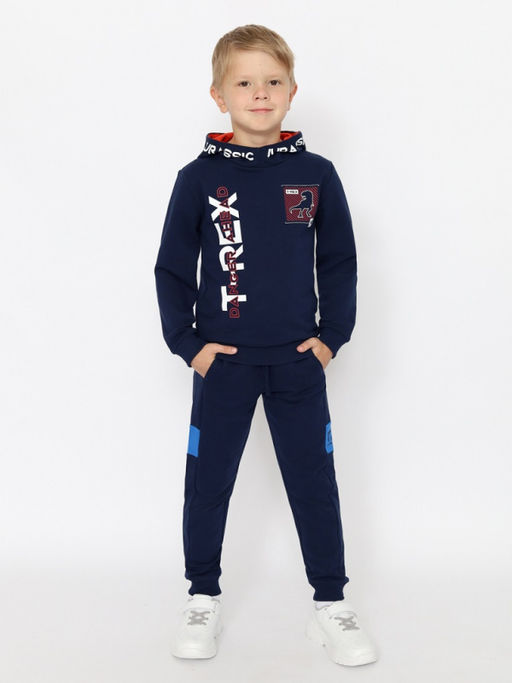 CRB wear/CWKB 63707-41-387 Толстовка для мальчика,темно-синий/Ex.Cherubino  фото 3