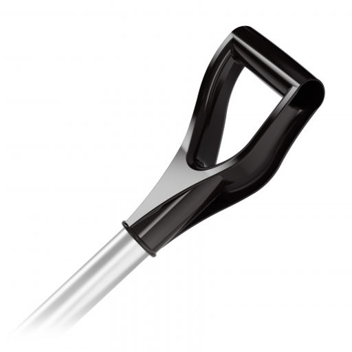 Лопата д/снега "Классика" 375х375мм d32 (с наконечником) (с черенком) М8814