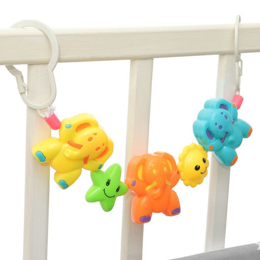 Растяжка на коляску/кроватку Крошка Я «Слоники», 3 игрушки, МИКС