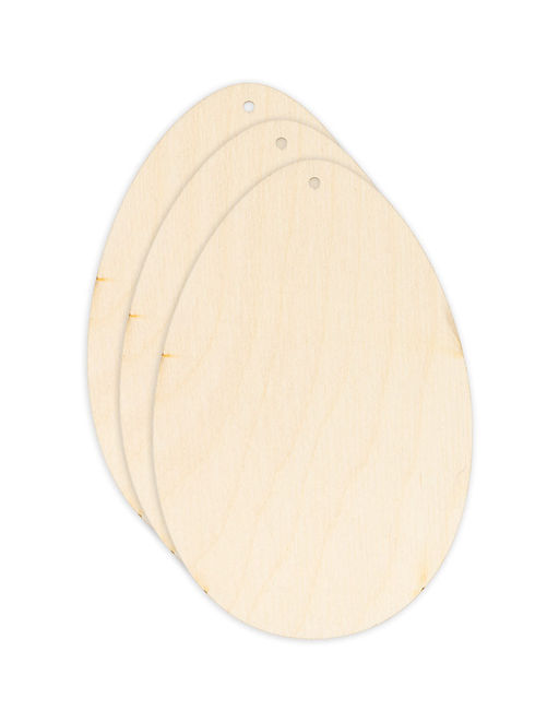 Заготовка для декорирования Mr. Carving БА-31 Набор Яйцо фанера 8 х 12 х 0.3 см 3 шт  фото 3