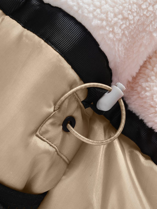 Парка зимняя подростковая для девочки бежевого цвета 9342B - Valianly фото 12