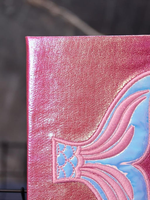 Блокнот плюшевый "Mermaid", red, 14,5х21 см, плотность 80 гр.