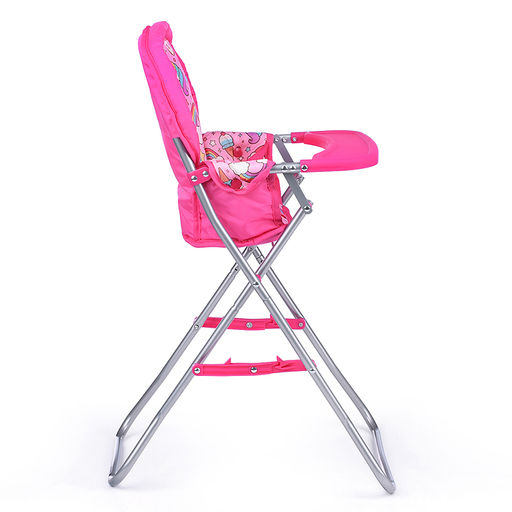 Стульчик для кормления кукол игрушечный, цвет радужные единороги