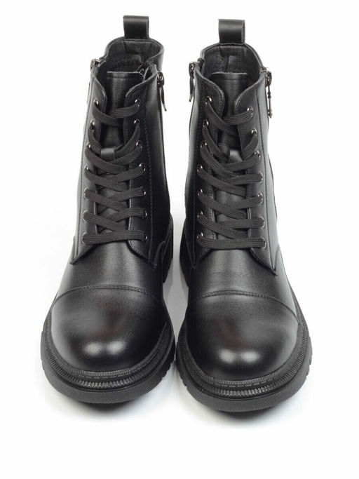 01-5257-1 BLACK Ботинки демисезонные (натуральная кожа, байка) - No name фото 12
