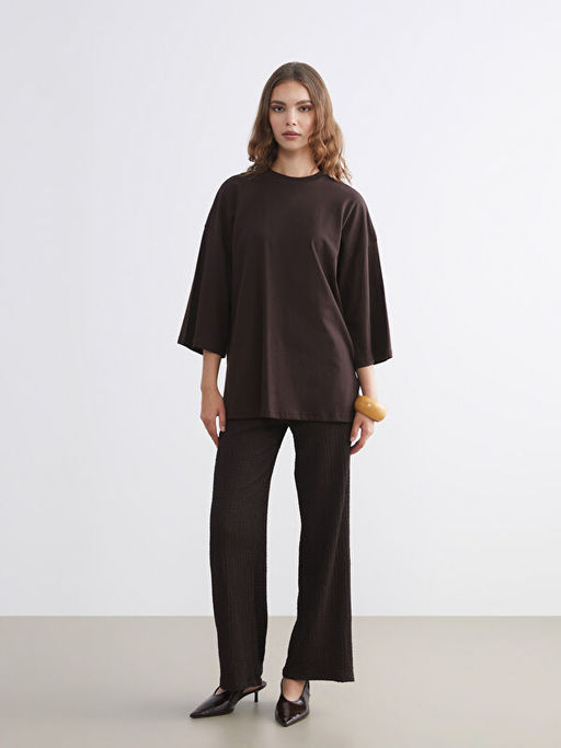 Bisiklet Yaka Kad?n Ti??rt