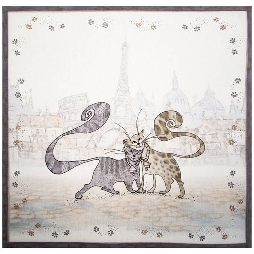 НАБОР САЛФЕТОК ИЗ 2-Х ШТ КОТИКИ,40Х40СМ, 100 - Lefard фото 3