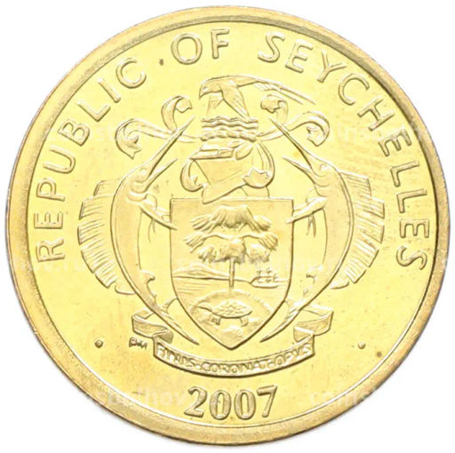 Монета 10 центов 2007 года Сейшелы
