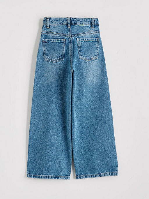 Wideleg K?z ?ocuk Jean Pantolon