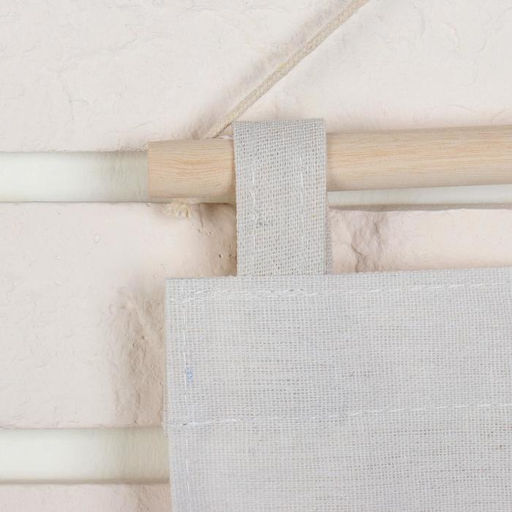 Органайзер подвесной с карманами Доляна «Зигзаг», 8 отделений, 35×53 см, серый