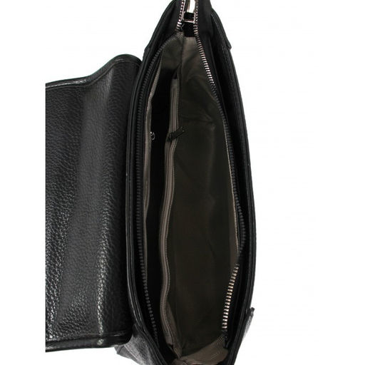 Сумка женская искусственная кожа XHD-19506, 1отд+карм/перег, плечевой ремень, черный 263296 - Bobo фото 4