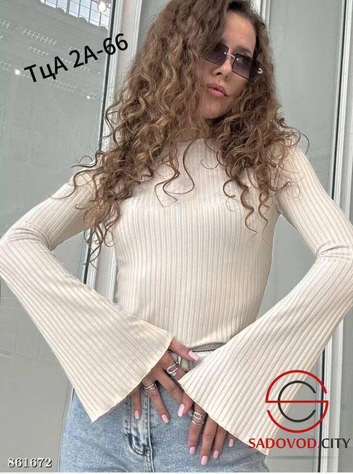 Кофта женская однотонная - Fiona фото 2