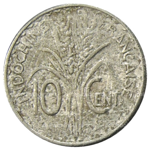 10 центов 1941 года Французский Индокитай