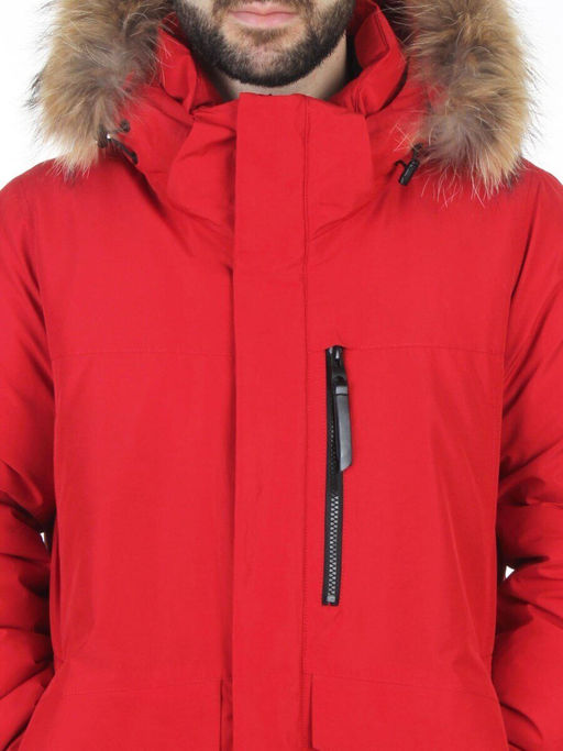 6655 RED Куртка мужская зимняя "Аляска" (200 гр. холлофайбер)