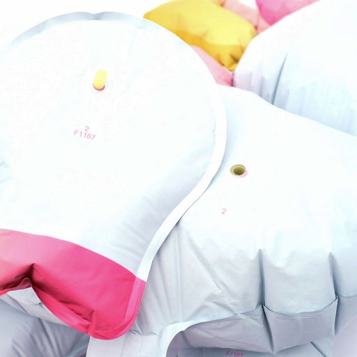 Воздушный шар фольгированный 22" «Малыш единорог», под воздух