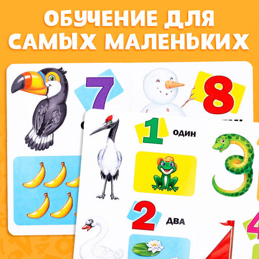 Книга картонная «Цифры», 10 стр.