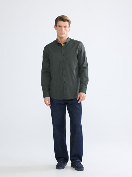 Regular Fit Desenli Erkek G?mlek