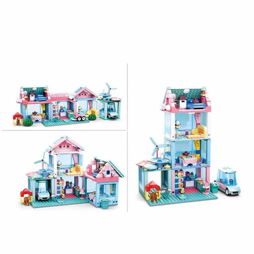 Конструктор Розовая мечта Sluban «Загородная вечеринка», 410 деталей