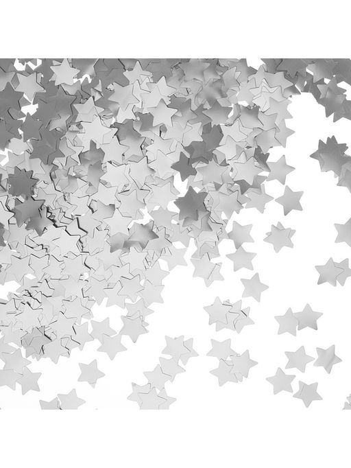 Конфетти «Звезда», серебро, хром, 1.5 см, 50 г