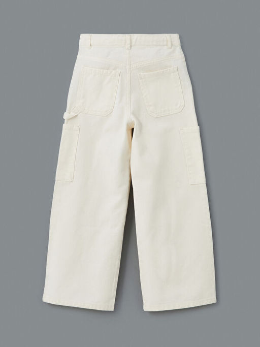 Wideleg K?z ?ocuk Jean Pantolon