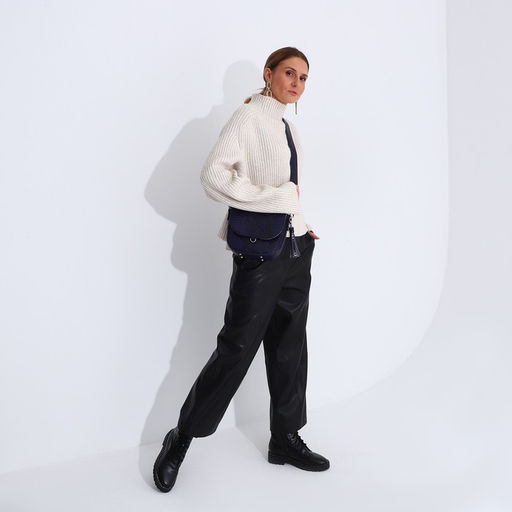 Сумка женская TEXTURA, мессенджер, маленький размер, цвет синий  фото 8