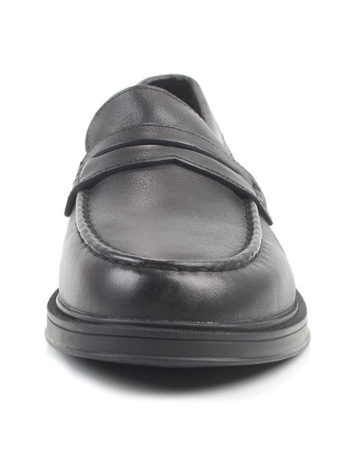 03-DYL144-1 BLACK Лоферы женские (натуральная кожа)