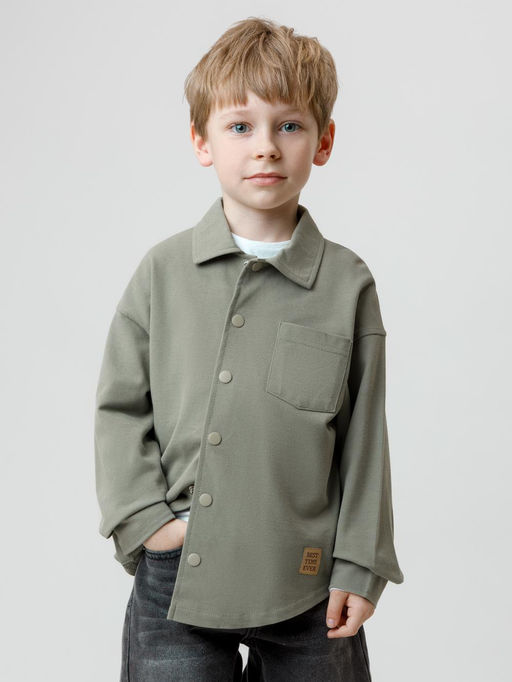КР 302794/хаки 6206 к642 рубашка для мал