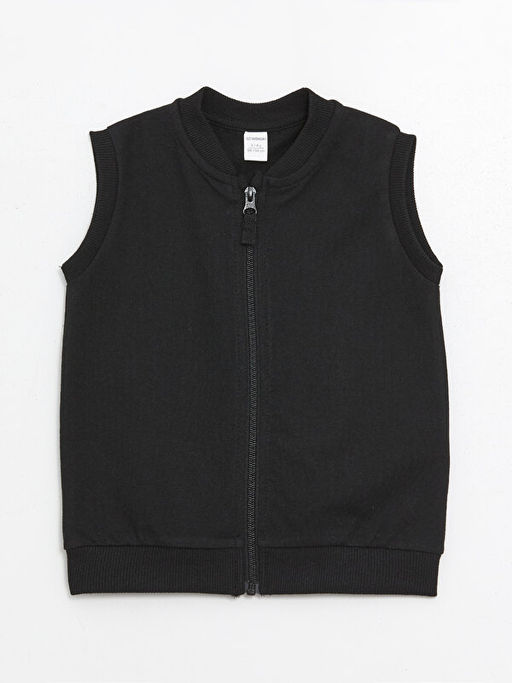 Bisiklet Yaka Fermuarl? Erkek Bebek Yelek