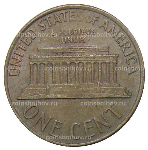 Монета 1 цент 1974 года D США