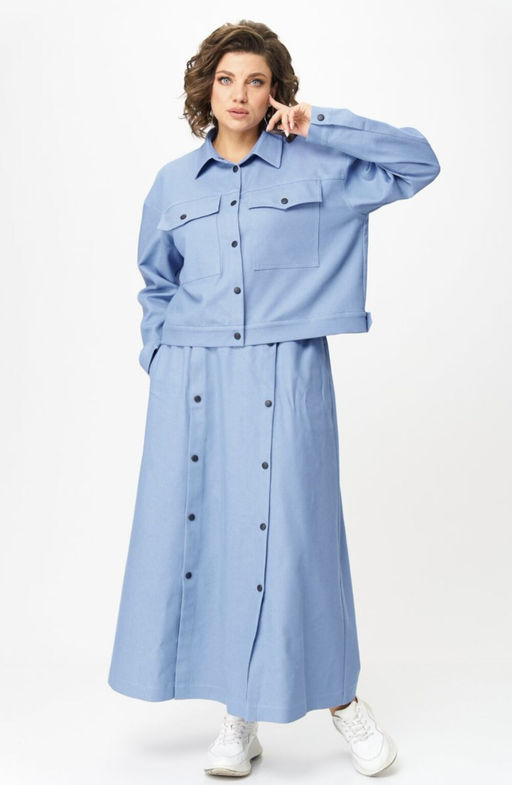 Костюм AmberA 2017-2 голубой - Galean style фото 9