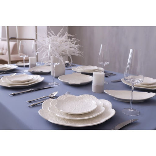 Блюдо «Сьюзен», 23×18 см, керамика, белое