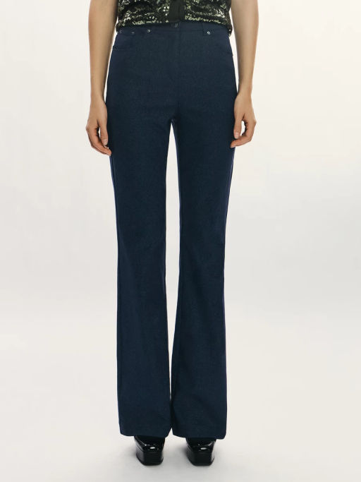 Брюки клеш с денимным эффектом / Zarina