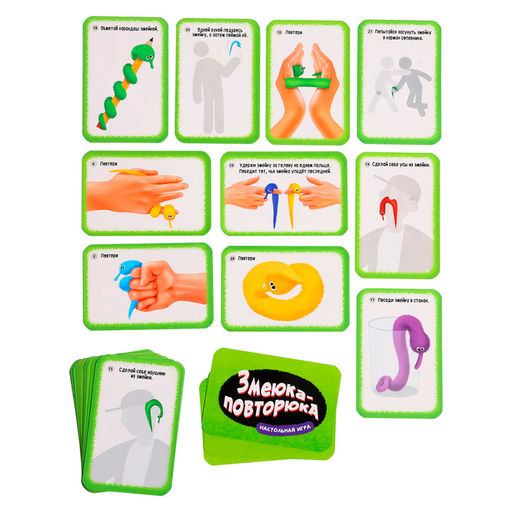 Настольная игра Змеюка-повторюка, 2 игрока, 4+ - Лас играс kids фото 2