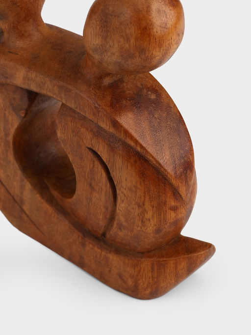 Абстракция «Влюблённые», 19×4×19 см, дерево суар